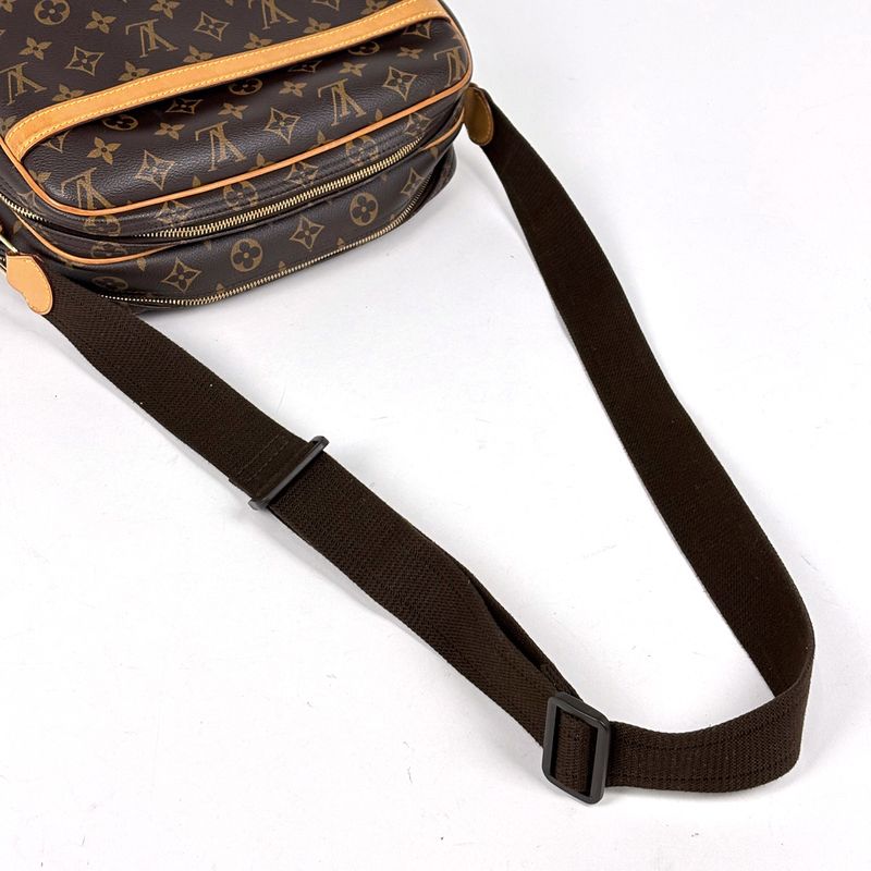 Louis Vuitton Reporter PM Crossbody Shoulder Bag Monogram Brown