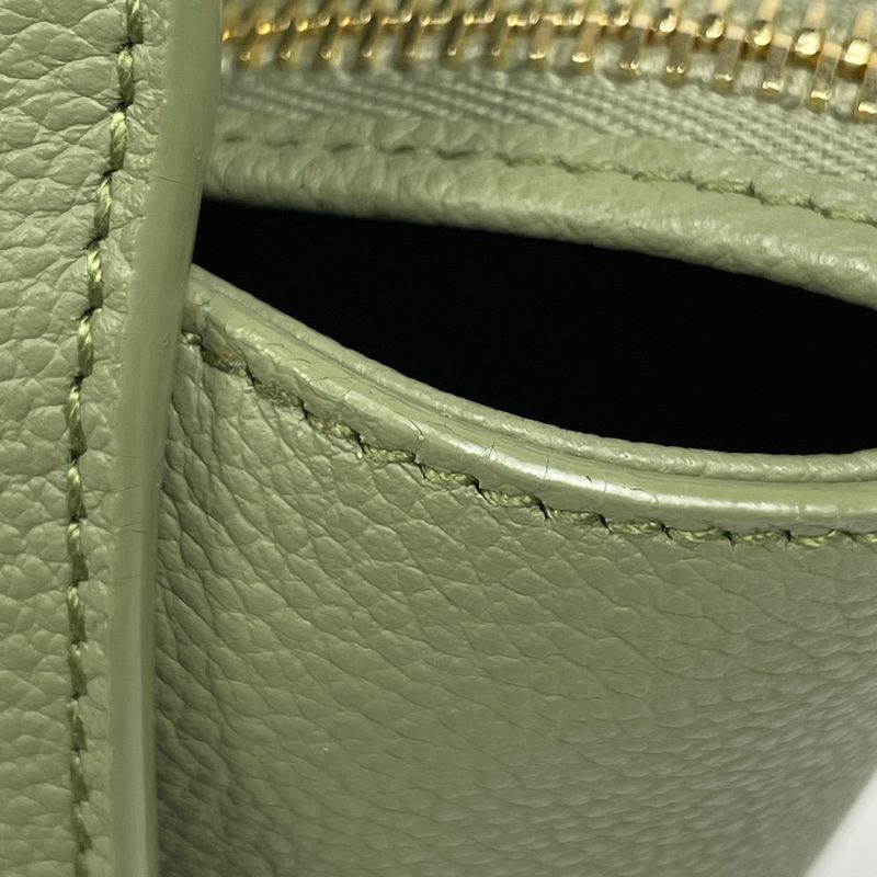 Saint Laurent Paris Downtown Baby 2-Way Shoulder Bag Leather Green