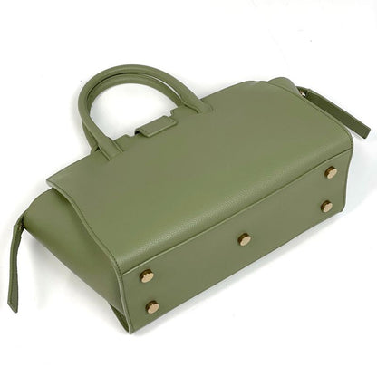 Saint Laurent Paris Downtown Baby 2-Way Shoulder Bag Leather Green