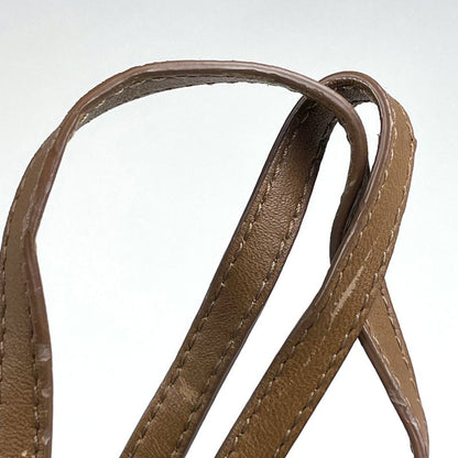 Bottega Veneta Intrecciato Shoulder Bag Leather Brown