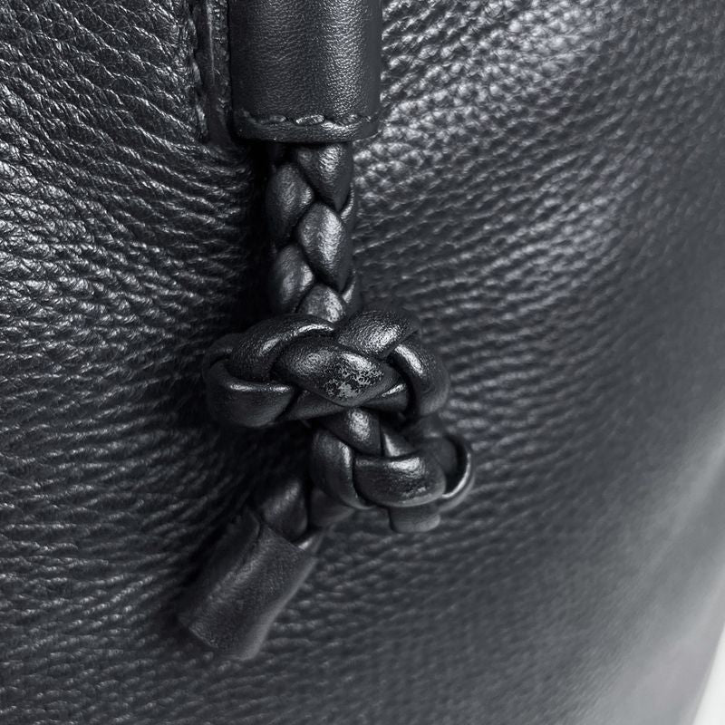 Gucci Interlocking Tote Shoulder Leather Black