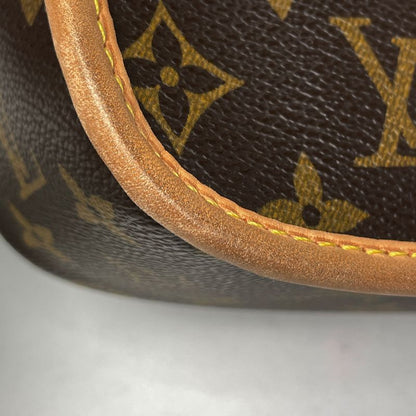 Louis Vuitton Sologne Crossbody Shoulder Bag Monogram Brown