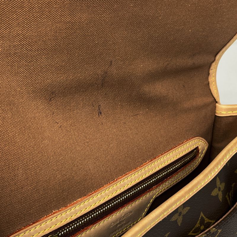 Louis Vuitton Sologne Crossbody Shoulder Bag Monogram Brown