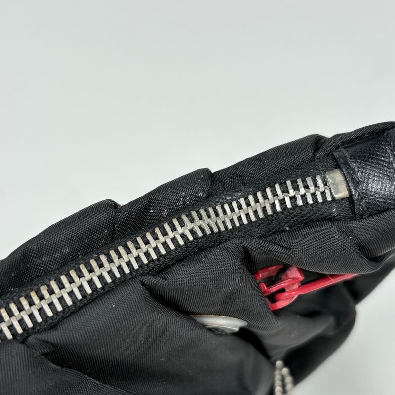 Prada Shoulder Bag Patchwork Nylon Nero
