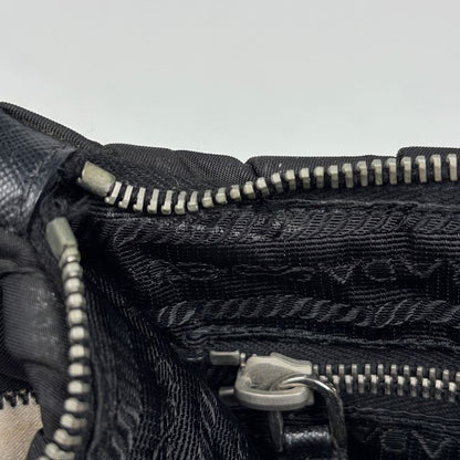 Prada Shoulder Bag Patchwork Nylon Nero