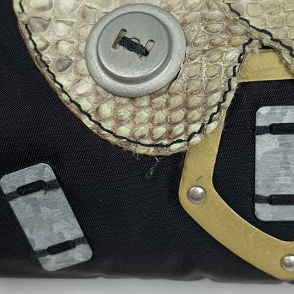 Prada Shoulder Bag Patchwork Nylon Nero