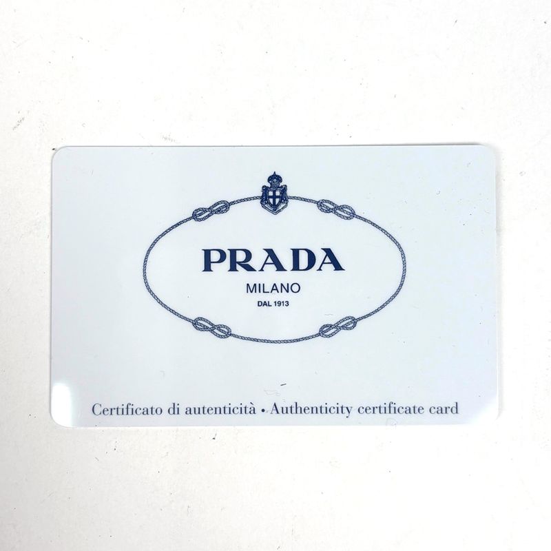 Prada Logo 2-Way Shoulder Bag Saffiano Leather Red