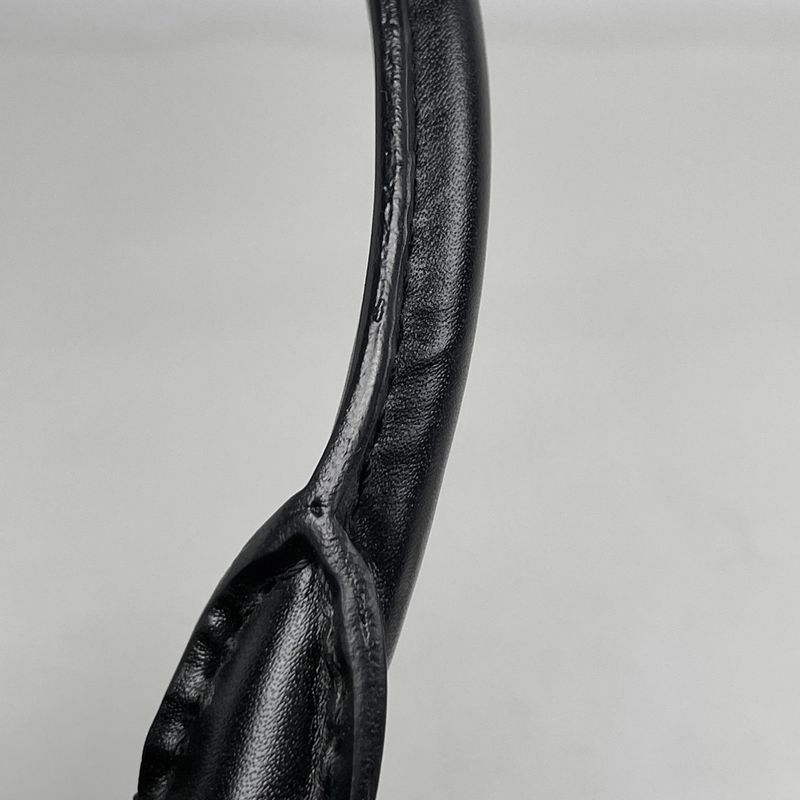 Celine Macadam Pattern 2-Way Shoulder Bag Black Brown