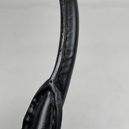 Celine Macadam Pattern 2-Way Shoulder Bag Black Brown