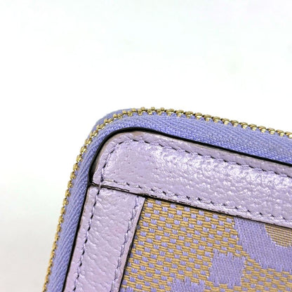 Gucci Jumbo GG Coin Case Card Canvas Leather Purple
