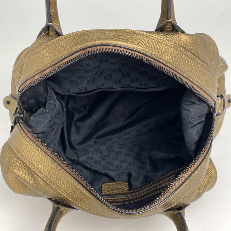 Loewe Anagram 2-Way Shoulder Bag Leather Gold