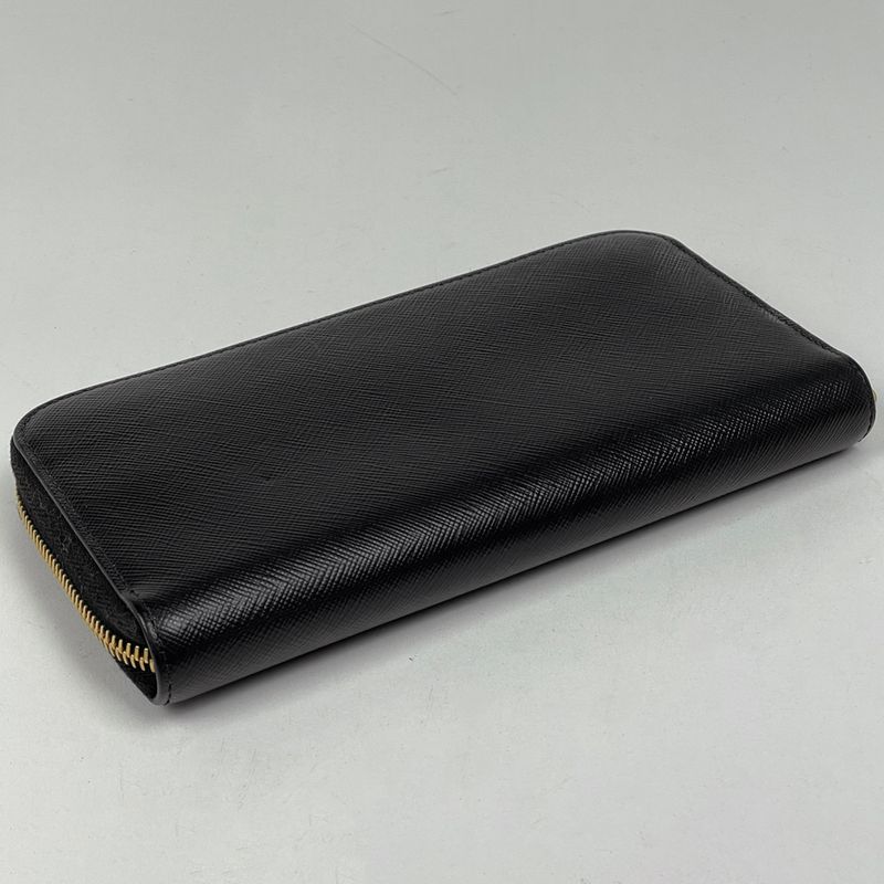 Prada Logo Zip Around Wallet Universal Studio Collaboration Frankenstein
