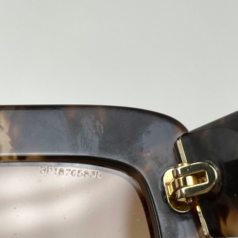 Prada Logo Sunglasses Eyewear Plastic Brown