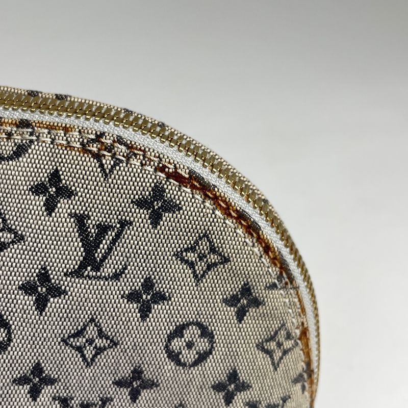 Louis Vuitton Alma Long Handbag Monogram Mini Blue
