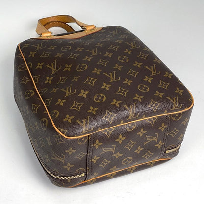 Louis Vuitton Excursion Shoes Case Handbag Monogram Brown