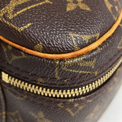 Louis Vuitton Excursion Shoes Case Handbag Monogram Brown