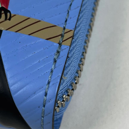 Louis Vuitton Zippy Coin Purse Alibird Case Epi Light Blue