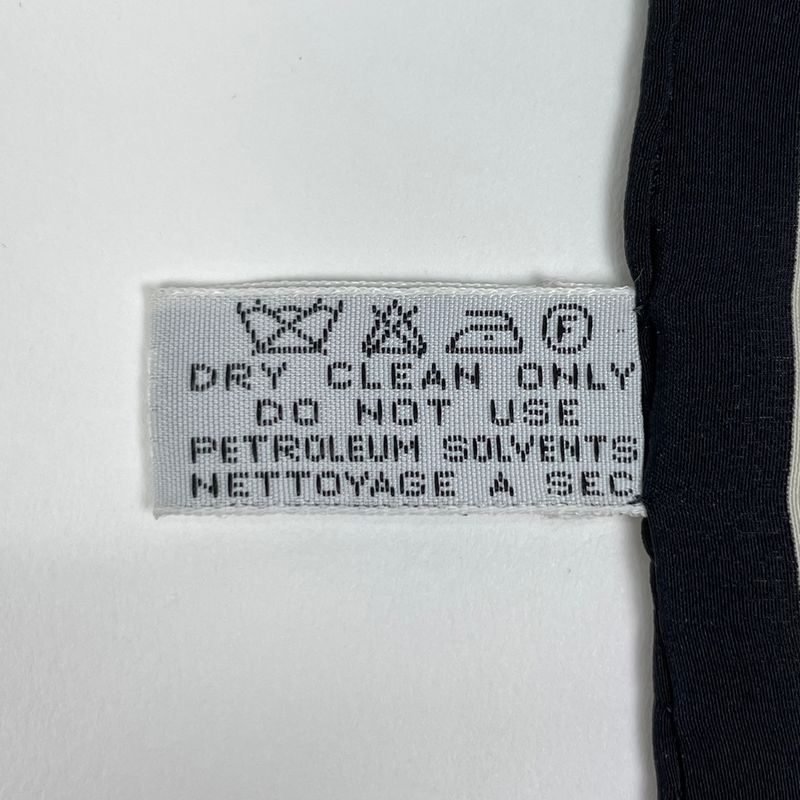 Chanel CC Logo Scarf Letter Camellia Silk Blue Multicolor