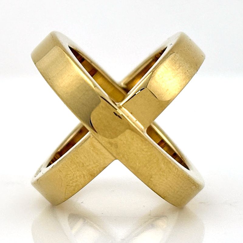 Hermes Cosmos Scarf Ring Closure Gold Plated