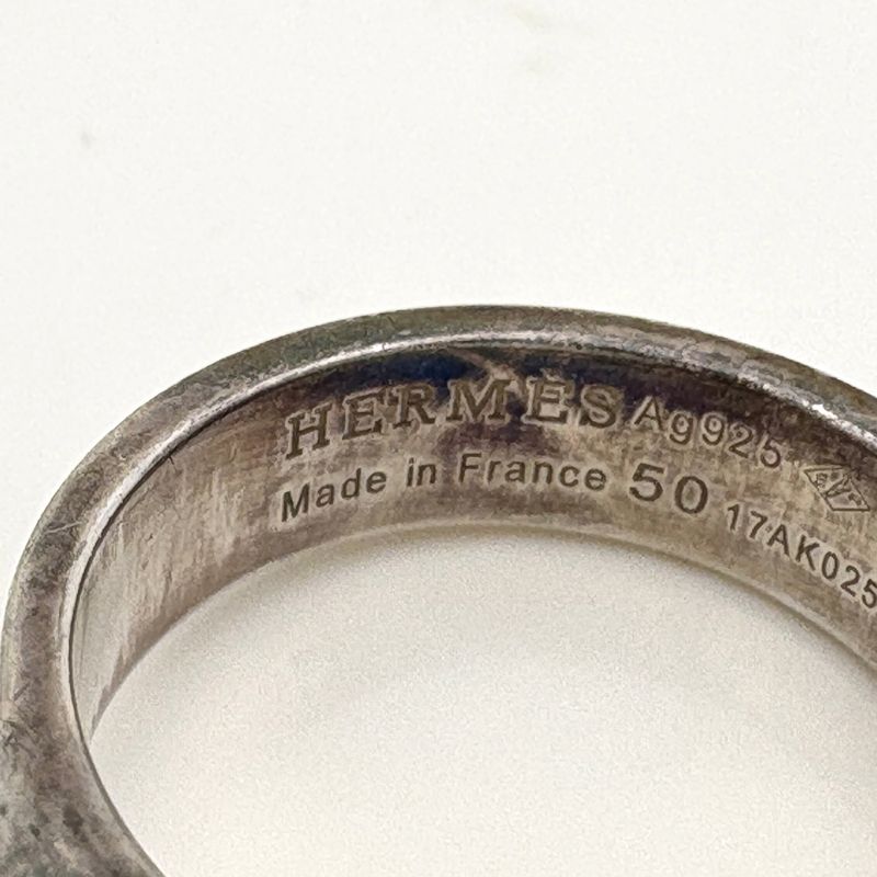 Hermes Collier de Chien Ring Silver
