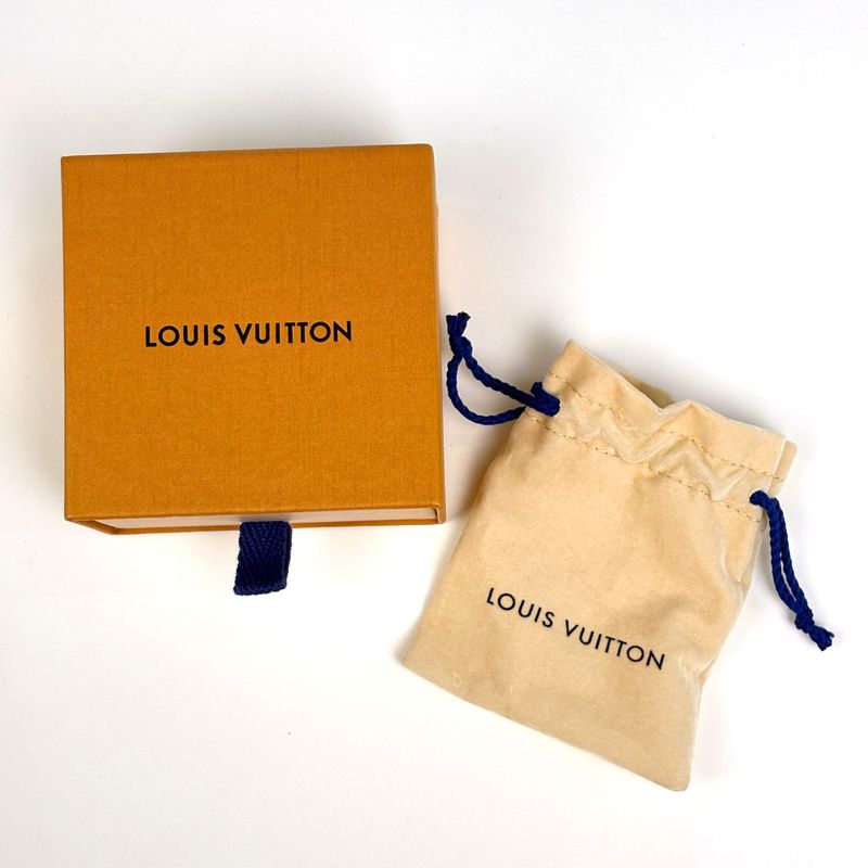 Louis Vuitton Flower Full Necklace Monogram Gold Plated