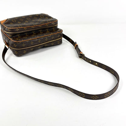 Louis Vuitton Nile Shoulder Bag Monogram Brown