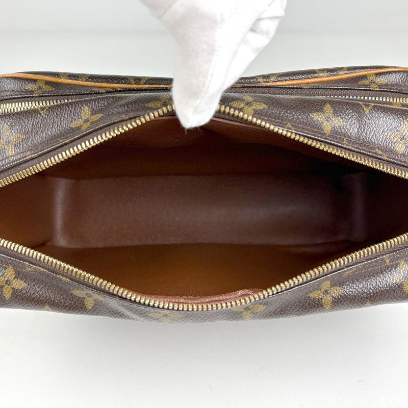 Louis Vuitton Nile Shoulder Bag Monogram Brown