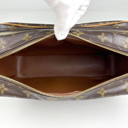 Louis Vuitton Nile Shoulder Bag Monogram Brown