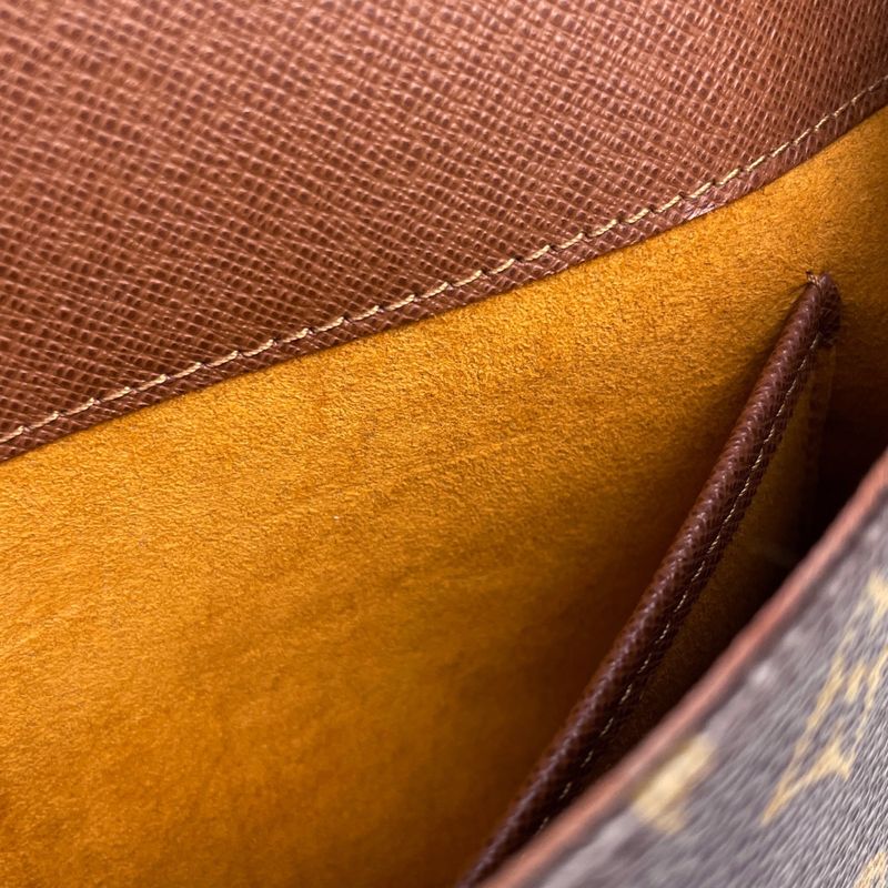 Louis Vuitton Musette Tango Long Crossbody Shoulder Bag Monogram Brown