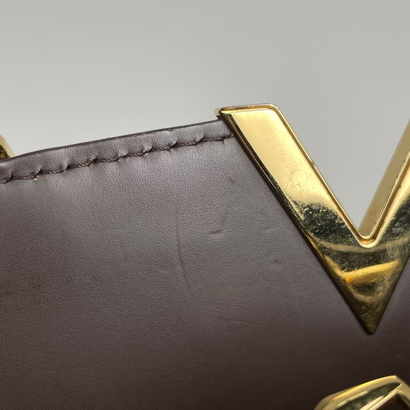 Louis Vuitton Kensington Bowling Handbag Damier Brown