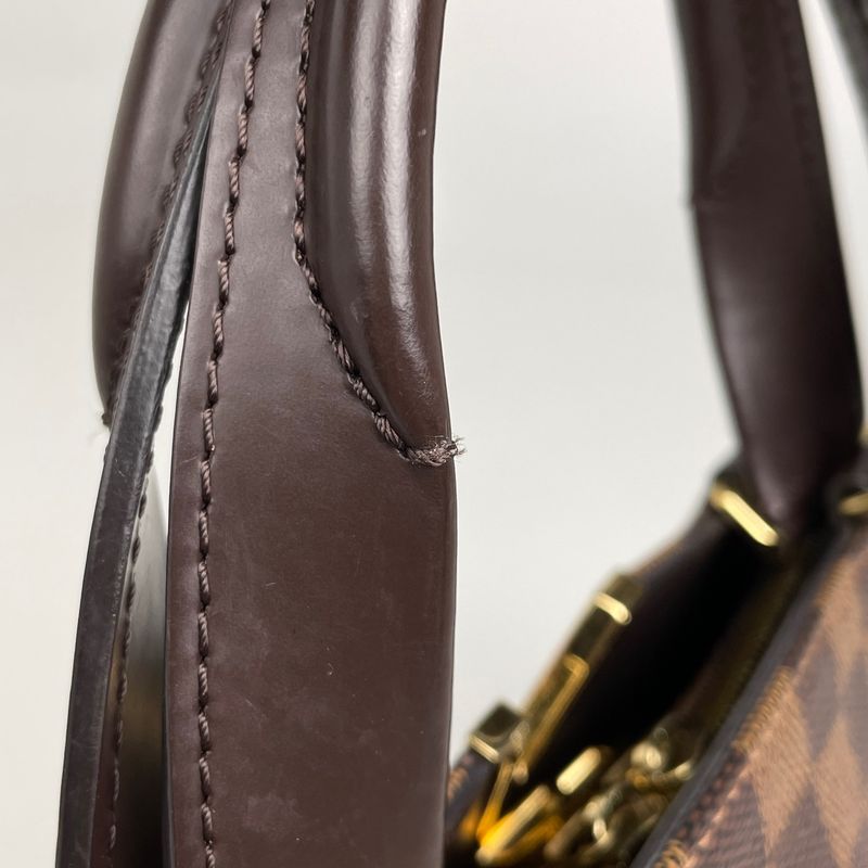 Louis Vuitton Kensington Bowling Handbag Damier Brown