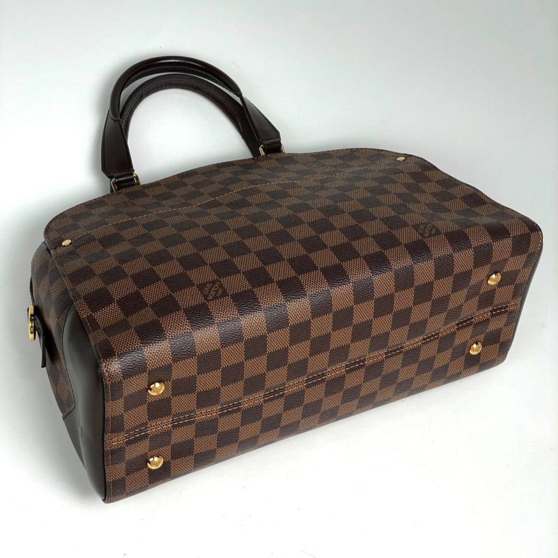 Louis Vuitton Kensington Bowling Handbag Damier Brown