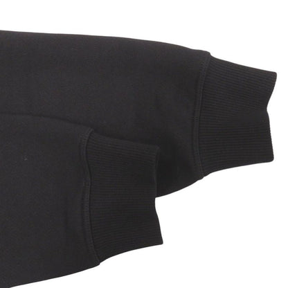 Loewe la Anagram Embroidery Pullover Hoodie Brushed Lining S Cotton Black Top