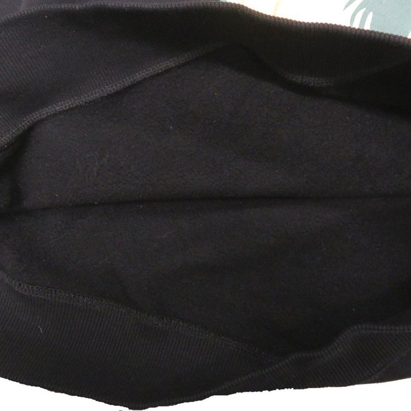 Loewe la Anagram Embroidery Pullover Hoodie Brushed Lining S Cotton Black Top