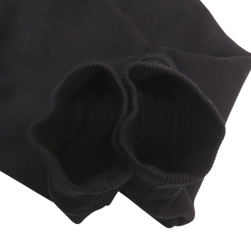 Loewe la Anagram Embroidery Pullover Hoodie Brushed Lining S Cotton Black Top