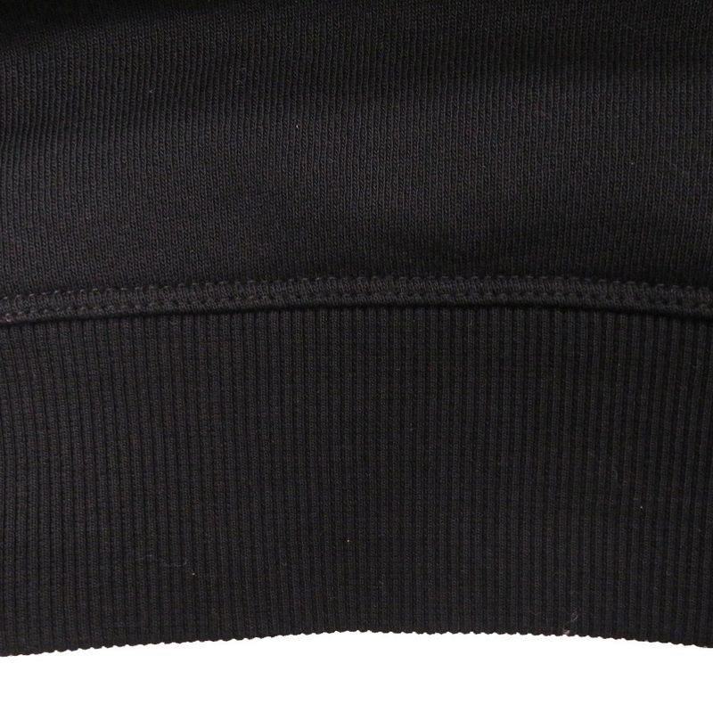 Loewe la Anagram Embroidery Pullover Hoodie Brushed Lining S Cotton Black Top