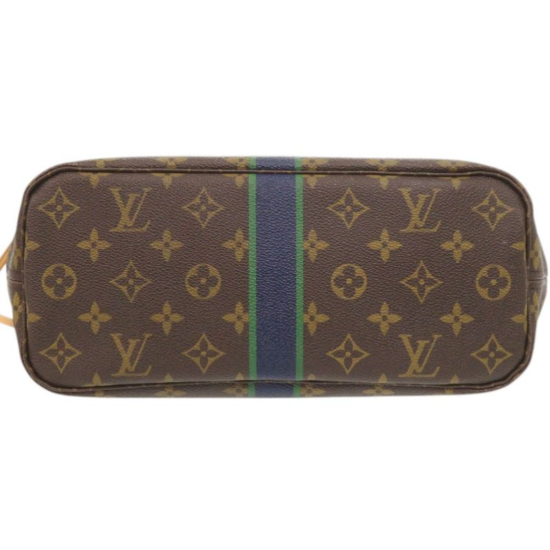 Louis Vuitton Neverfull PM Pouch Monogram Green Tote
