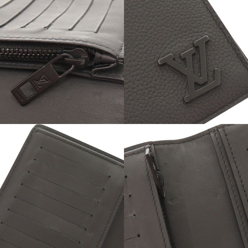 Louis Vuitton Portefeuille Brother NM LV Aerogram IC Leather Black Wallet