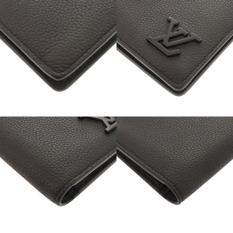 Louis Vuitton Portefeuille Brother NM LV Aerogram IC Leather Black Wallet