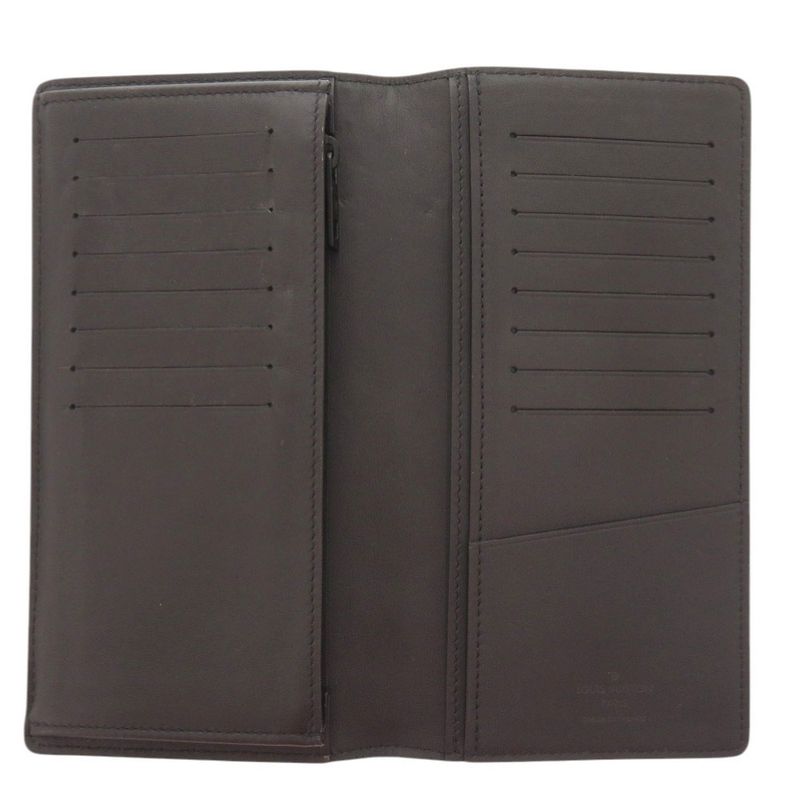 Louis Vuitton Portefeuille Brother NM LV Aerogram IC Leather Black Wallet