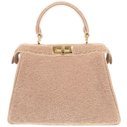 Fendi Peekaboo Icy Mouton Pink 2-Way Handbag