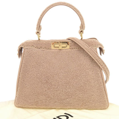 Fendi Peekaboo Icy Mouton Pink 2-Way Handbag