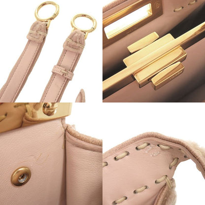 Fendi Peekaboo Icy Mouton Pink 2-Way Handbag