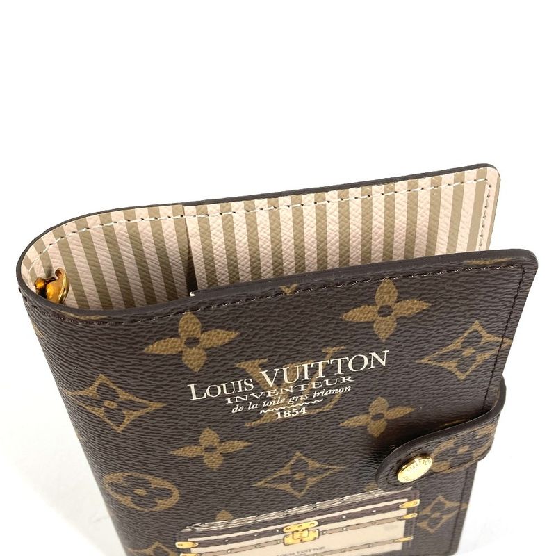 Louis Vuitton Notebook Cover Agenda PM Monogram Canvas Brown
