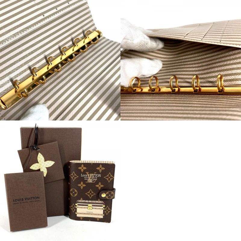 Louis Vuitton Notebook Cover Agenda PM Monogram Canvas Brown
