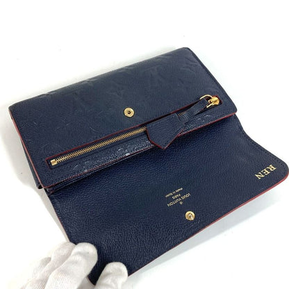 Louis Vuitton Wallet Portefeuille Pont Neuf Monogram Empreinte Leather Marie