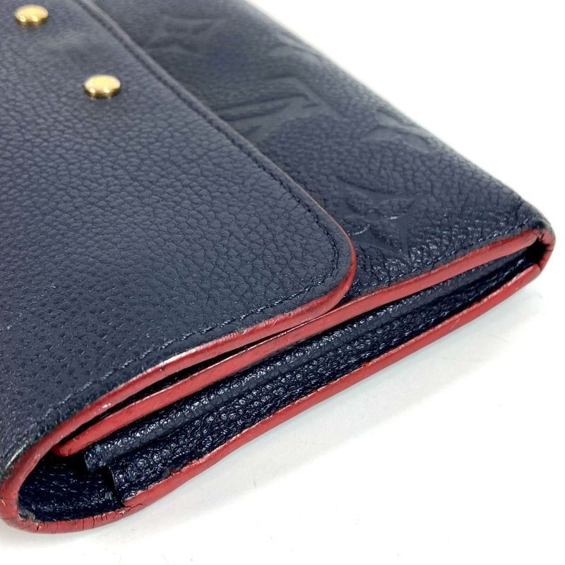 Louis Vuitton Wallet Portefeuille Pont Neuf Monogram Empreinte Leather Marie