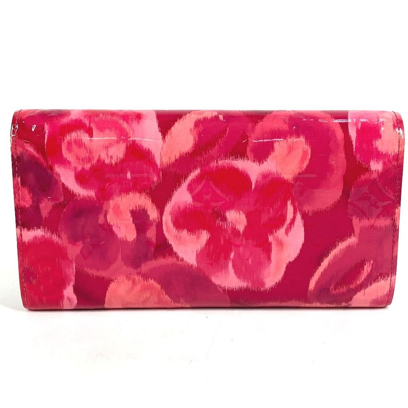 Louis Vuitton Wallet Portefeuille Sarah Enamel Rose Indien Pink