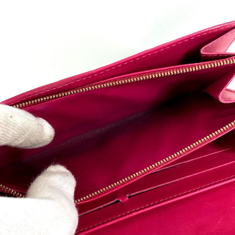 Louis Vuitton Wallet Portefeuille Sarah Enamel Rose Indien Pink