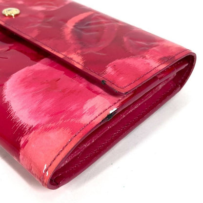Louis Vuitton Wallet Portefeuille Sarah Enamel Rose Indien Pink